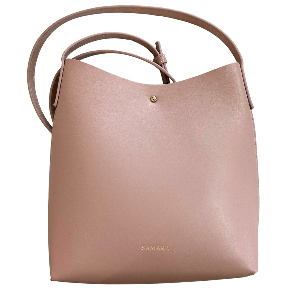 Anthropologie - Samara - Peony Pink Medium Vegan Leather Shoulder Crossbody Bag